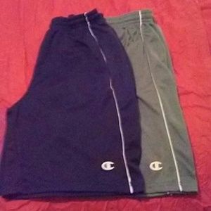 2 pair bundle Champion mens shorts